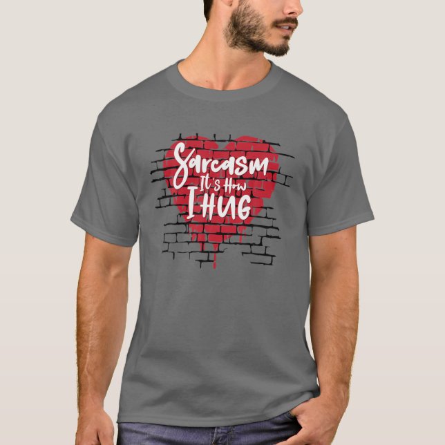 Camiseta Engraçado Novelty Hilarious Sarcasmo É como eu abr (Frente)