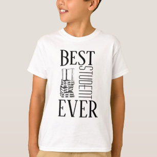 Camiseta Engraçado Novelty, melhor estudante de crianças