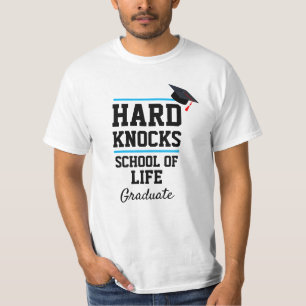 Camiseta Engraçado Novelty Mens DURO KNOCKS FORMANDO ESCOL