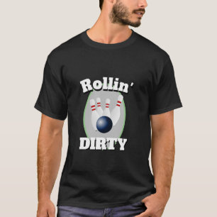 Camiseta Engraçado Novelty Sports Boliche ROLLIN