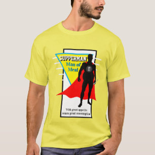 Camiseta Engraçado Novelty, SUERMAN DE REFEIÇÃO