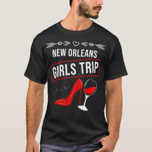 Camiseta Engraçado Novo Orleans Viagem Para Mulheres Legal 
