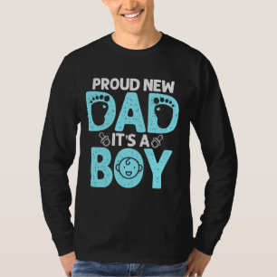 Camiseta Engraçado Novo papai Orgulhoso Presente para os Ho