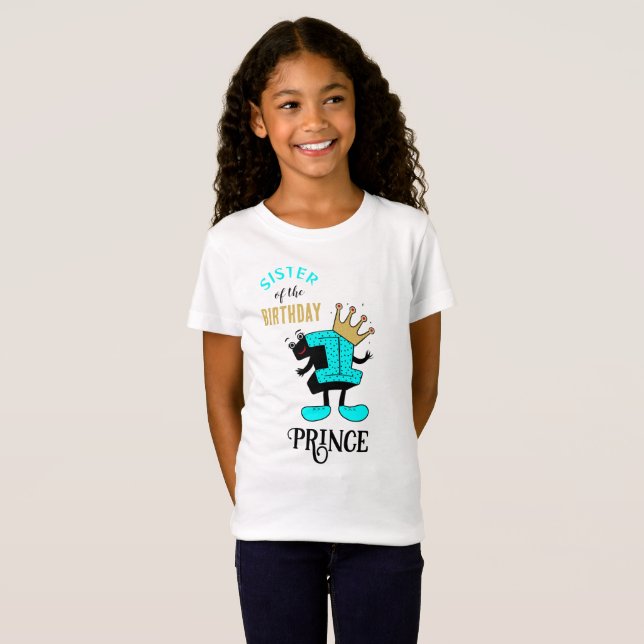 Camiseta Engraçado número um com coroa (Frente Completa)