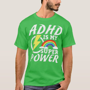 Camiseta Engraçado o ADHD é meu Pessoas de energia com adol