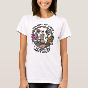 Camiseta Engraçado O Ateliê do Florista do Cemitério