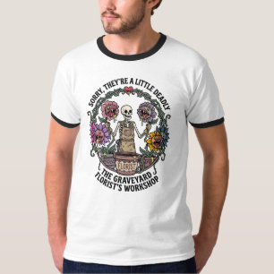 Camiseta Engraçado O Ateliê do Florista do Cemitério
