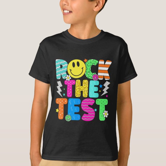Camiseta Engraçado O Dia de Teste Professor Mo (Frente)