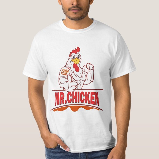 Camiseta Engraçado O Fantasma e o Sr. Chicken (Frente)