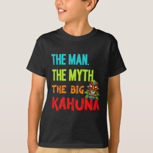 Camiseta Engraçado O Homem O Mito O Tiki F do Grande Kahuna