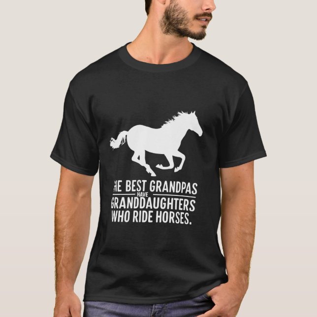 Camiseta engraçado O Melhor Avô Tem Netas Que Rid (Frente)