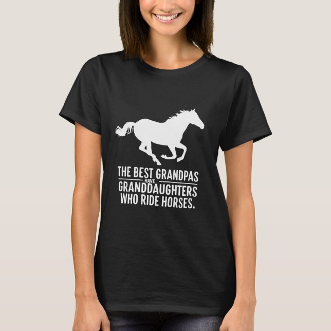Camiseta engraçado O Melhor Avô Tem Netas Que Rid (Frente)