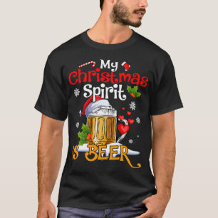 Camiseta Engraçado O Meu Espírito De Natal É Bebê Bebê Bebe