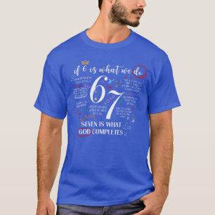 Camiseta Engraçado O Que Deus Completa 6 7 Meme Jesus Crist