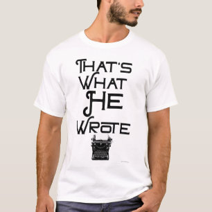 Camiseta Engraçado O Que Ele Escreveu Para O Autor.