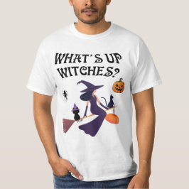 Camiseta Engraçado O Que Está Acontecendo Bruxas Dia das Br