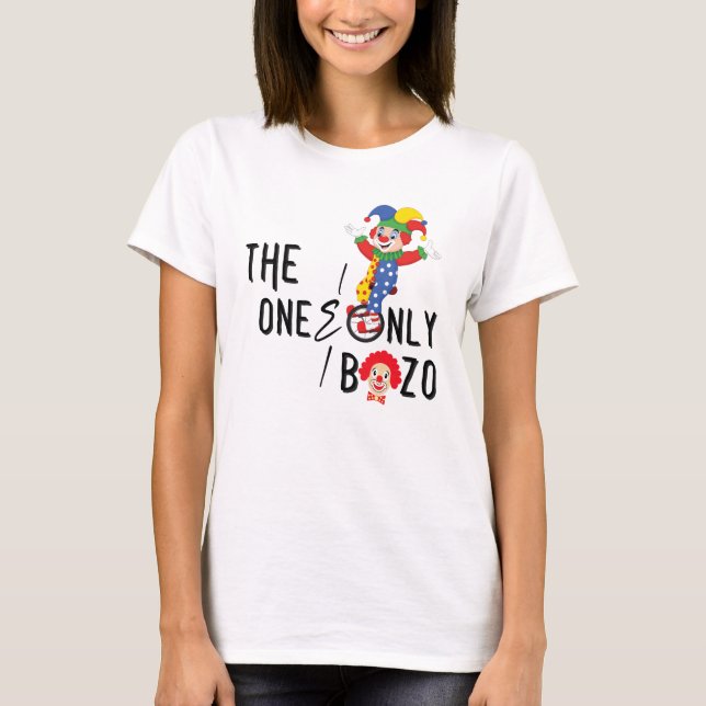 Camiseta Engraçado, o único Bozo (Frente)
