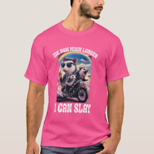 Camiseta Engraçado Ogambm Meme Eu Sei Quanto Tempo Eu Posso