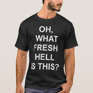 Camiseta Engraçado, Oh Que Novo Inferno É Este, Piada Sarcá