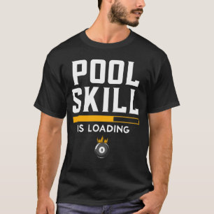 Camiseta Engraçado Oito Cotação Esportiva Piscina Billia