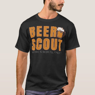 Camiseta Engraçado Oktoberfest Beer Scout Beer Drinker T-Sh