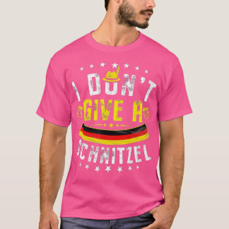 Camiseta Engraçado Oktoberfest Eu não dou um alemão Schnitz