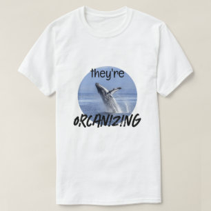 Camiseta Engraçado ORCANIZAR a Piada da Orca Killer Whale