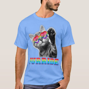 Camiseta Engraçado Orgulho gay Arco-Íris Óculos LGBTQ