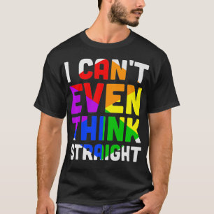 Camiseta Engraçado Orgulho gay Rainbow Flag Queer Bisexual 