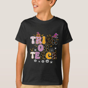 Camiseta Engraçado Ou Professor De Ensino De Halloween
