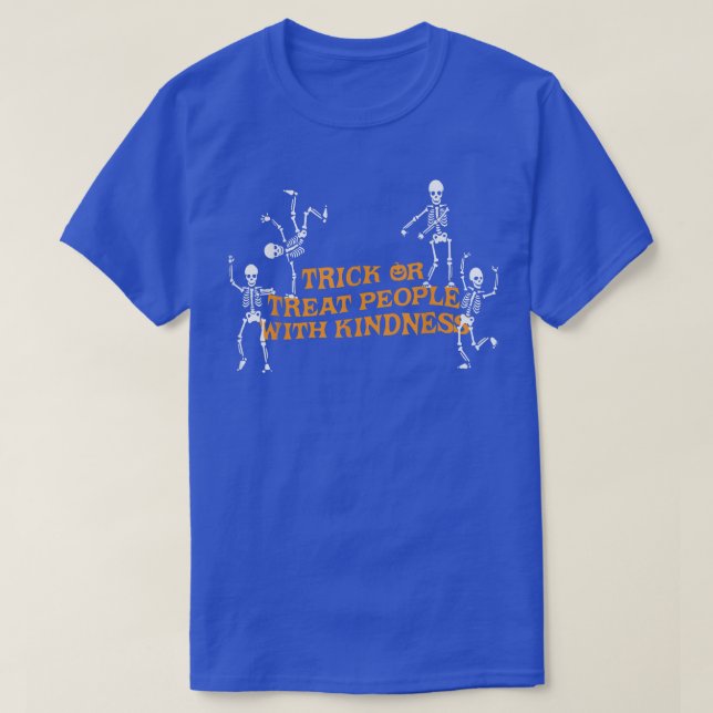 Camiseta Engraçado ou trate Pessoas com gentileza (Frente do Design)