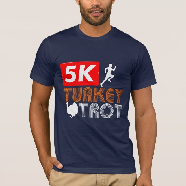 Camiseta Engraçado outono Ação de Graças Turquia queda (Frente)