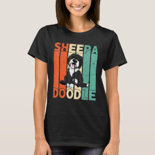 Camiseta Engraçado Ovino Negra