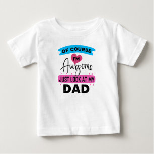 Camiseta Engraçado Pai de arte, Baby Bodycase