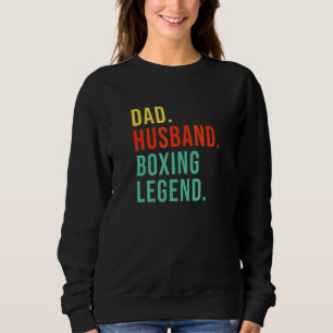 Camiseta Engraçado Pai de Boxing Legenda do Marido Legal Ho