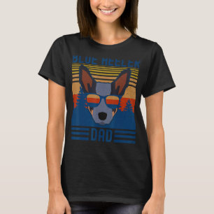 Camiseta Engraçado Pai de Cães Azuis de Cachorro Australian