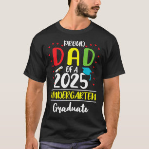Camiseta Engraçado Pai De Um Cl Do Jardim De Infância Gradu