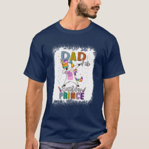 Camiseta Engraçado Pai Do Aniversário Príncipe Engraçado Un