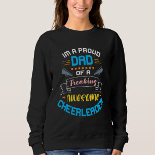 Camiseta Engraçado Pai Orgulhoso De Um Cheerleader De Cheer