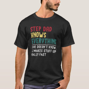 Camiseta Engraçado pai sabe tudo o que o pai é presente do