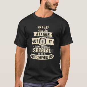 Camiseta Engraçado Pai Shepherd Suíço Ideia Dom
