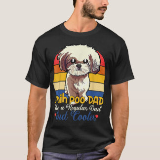 Camiseta Engraçado Pai Shu Poo Como Um Pai Regular Mas Mais