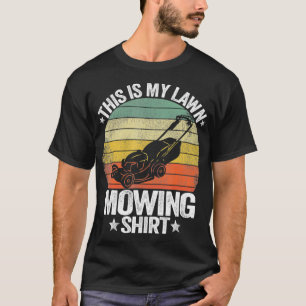 Camiseta Engraçado Paisagismo Com Grama De Cuidados Leais E