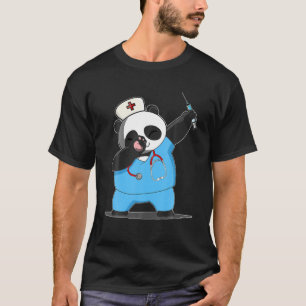 Camiseta Engraçado Panda Bear Tee Dabbing Panda Bear Traje