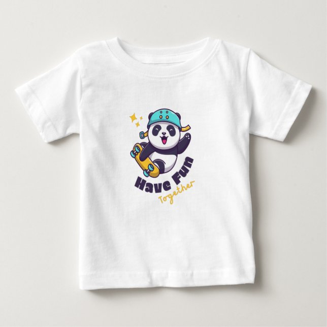 Camiseta Engraçado Panda Bonito Para Animais De Sobrevivênc (Frente)