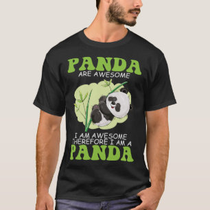 Camiseta Engraçado, Panda diz que sou uma criança do Dia da