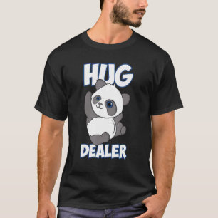 Camiseta Engraçado Panda Hug Dealer Panda