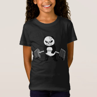 Camiseta Engraçado Panda Workout Kitten Gym Deadlifpower