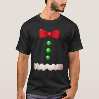 Camiseta Engraçado Pão-de-Pão-de-Pão-de-Natal Homem Criança