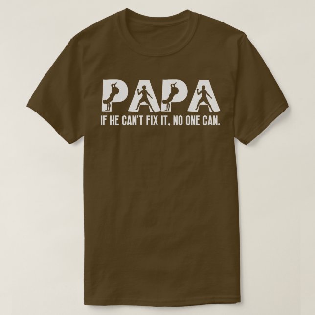 Camiseta Engraçado Papá Birthday 7 (Frente do Design)